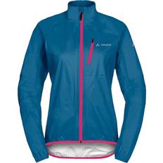 Slim-fit Regenjacken & Regenmäntel Vaude Women's Drop III Rain Jacket - Kingfisher/Pink