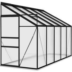 Polycarbonate Lean-to Greenhouses vidaXL 312052 3.94m² Aluminum Polycarbonate