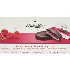 Best Marzipan Anthon Berg Raspberry In Orange Liqueur 220g 8pcs