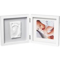 Empreintes de Main et de Pied Baby Art Wooden Collection Double-Sided Frame