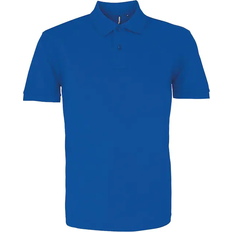 Organic Polo Shirts ASQUITH & FOX Organic Classic Fit Polo Shirt - Bright Royal