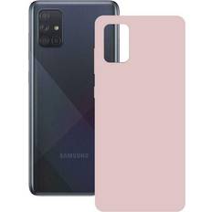 Ksix Coque Soie Rose pour Samsung Galaxy A71