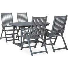 Estensione Set da pranzo per patio vidaXL 3057907 Set da pranzo per patio, 1 Tavolo incluso 4 Sedie