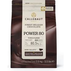 Callebaut Naturel Chokolade Callebaut Power 80 80% Dark Chocolate 2500g 1pack