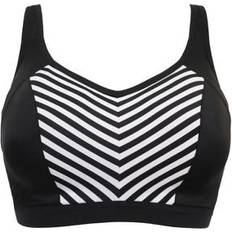 Tennis - Women Bras Pour Moi Energy Rush Lightly Padded Underwired Sports Bra - Black/White