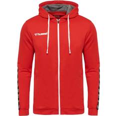 Hummel Authentic Poly Zip Hoodie - True Red