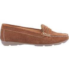 Suede - Women Loafers Hush Puppies Margot Slip-On - Tan