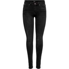 Only Life With Skinny Fit Jeans - Black