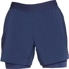 Blåa - Herr - Yoga Kläder Nike Yoga 2 in 1 Shorts Men - Midnight Navy