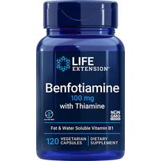 Thiamin Life Extension Benfotiamine with Thiamine 100mg 120 stk