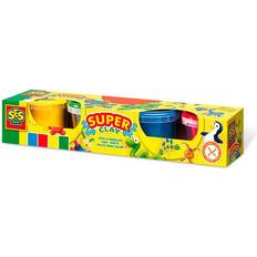 Plastikspielzeug Knete SES Creative Dough 4x90gr