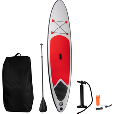 Goedkoop SUP-sets Paddleboard Opblaasbaar Rood/Wit