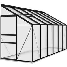 Lean-to Greenhouses vidaXL 312053 4.71m² Aluminum Polycarbonate