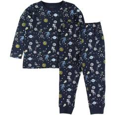 Name It Nkmnightset Dark Sapphire Space Noos Set di Pigiama - Bleu