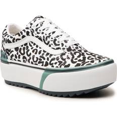 Vans UV Ink Old Skool Stacked - Leopard/True White