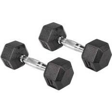 5 kg - Hantelsets Hanteln Olive Rubber Hex Dumbbell 2x5kg