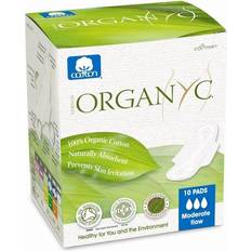 Serviettes hygiéniques Organyc Moderate Flow 10 pcs