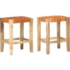 Legno Sgabelli da bar vidaXL - Sgabello da bar 60cm 2pcs