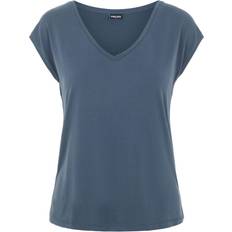 Modal T-shirts Pieces Modal T-Shirt - Ombre Blue