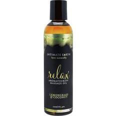 Sex olie Intimate Earth Relax Aromatherapy Massage Oil Lemongrass & Coconut 120ml