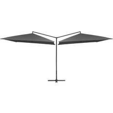 Blå Parasoll & Tilbehør vidaXL Double Parasol 250cm