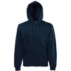 Fruit of the Loom Zip Through Hooded Sweatshirt - Deep Navy