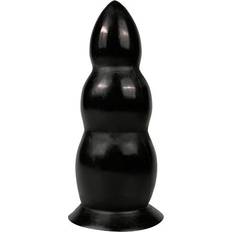 TPR Godemichés All Black Flame Dildo 23x8cm