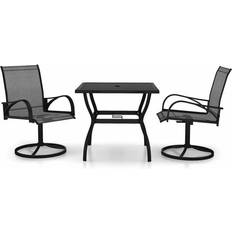 vidaXL 3060281 Patio Dining Set, 1 Table incl. 2 Chairs