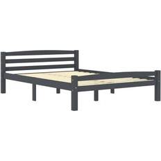vidaXL Solid Pine 66cm Sengeramme 140x200cm