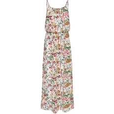 Only Robe Imprimé Maxi Blanc - Multicolore