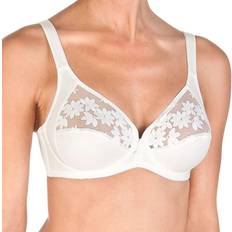 Swiss Broderie Underwire Bra - Natural