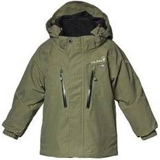 122/128 - Piger Skaljakker Isbjörn of Sweden Kid's Storm Hard Shell Jacket - Moss (460)