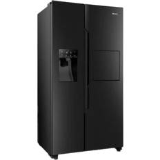 Hisense Freestanding Fridge Freezers - Ice & Water Dispenser Hisense RS694N4BBF Black