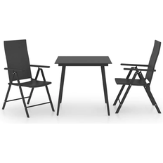 vidaXL 3060064 Ensemble repas de patio, 1 Table incluse 2 Chaises