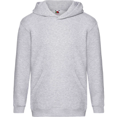 Pocket Sweatshirts Fruit of the Loom Kid's Premium Hooded Sweatshirt - Heather Grey (62-037-094)