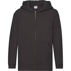 Fruit of the Loom Kid's Premium Hooded Sweat Jacket - Black (62-035-036)