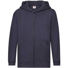 Fruit of the Loom Kid's Premium Hooded Sweat Jacket - Deep Navy (62-035-0AZ)