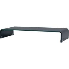 Glass TV Benches vidaXL 244138 TV Bench 35.4x5.1"