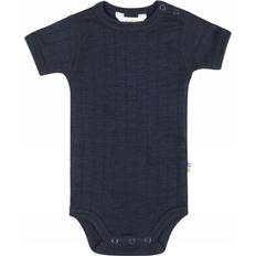 Joha Wool/Silk S/S Bodysuit - Navy (65519-185-413)