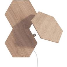 Nanoleaf hexagons Nanoleaf Wood Expansion 3-pack Väggplafond 21cm 3st