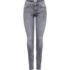 Only Shape Life Reg Skinny Fit Jeans - Grey/Grey Denim