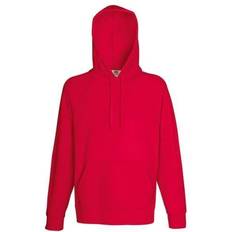 Fruit of the Loom Long Sleeve Hoodie - Red