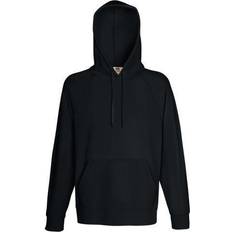 Fruit of the Loom Long Sleeve Hoodie - Black