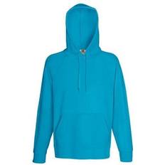 Fruit of the Loom Long Sleeve Hoodie - Azure Blue