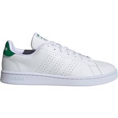 Adidas Advantage Shoes - Cloud White/Green Unisex