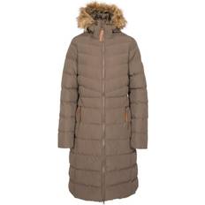 3XL - Slim Coats Trespass Womens Audrey Padded Jacket - Khaki Brown