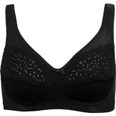 Damella Classic Soft Lace Bra - Black