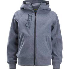 Junior Logo Full Zip Hoodie - Dark Blue Melange (7508 -3400)