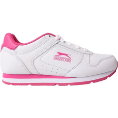 Slazenger Classic Junior Trainers - White/Cerise