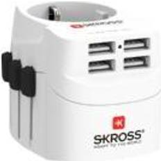 Adattatori da viaggio Skross Pro Light 4 Usb 1302461